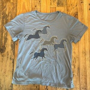 Kerrits girls horses shirt size small
